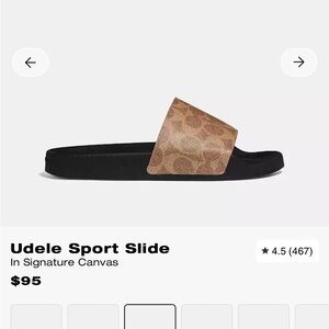 Woman’s coach slides size 5